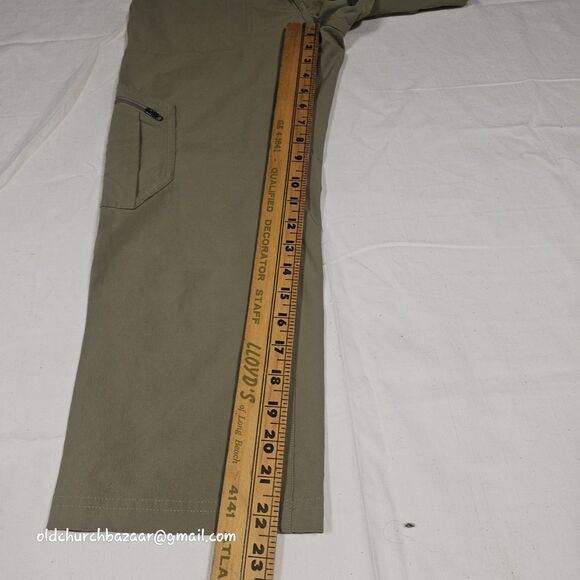 Patagonia Womens Zipper Cargo Pockets Brown tan  Pinyon Pines Pants Sz 6 NW-OT - Picture 9 of 16